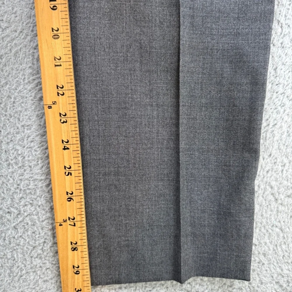 Banana Republic Vitale Barberis Canonico Wool Dress Pants Mens 35x30 Gray Slim